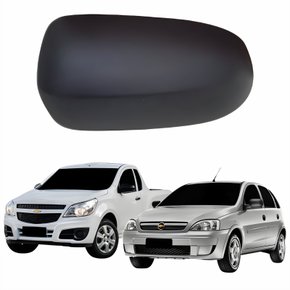Capa Retrovisor Gm Corsa Montana 2002 Até 2011 Texturizado Lado Esquerdo Motorista