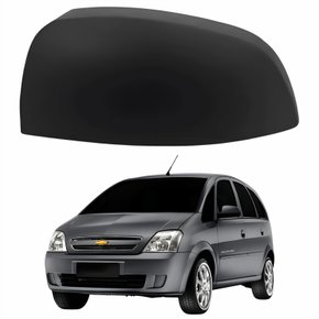 Capa Retrovisor Gm Meriva 2007 Até 2012 Texturizado Lado Esquerdo Motorista