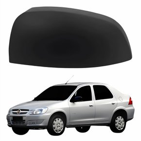 Capa Retrovisor Gm Prisma 2007 Até 2012 Texturizado Lado Esquerdo Motorista
