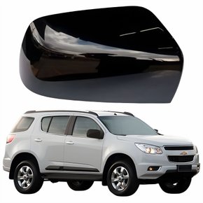 Capa Retrovisor Gm Trailblazer 2012 Até 2019 Lisa Sem Furo Lado Direito Passageiro