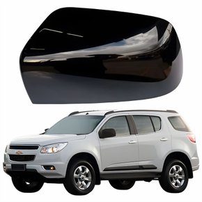 Capa Retrovisor Gm Trailblazer 2012 Até 2019 Lisa Sem Furo Lado Esquerdo Motorista