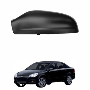 Capa de Retrovisor GM Vectra 2006 até 2011 Black Piano Lado Esquerdo Motorista