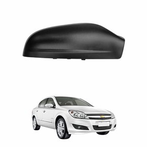 Capa de Retrovisor Gm Vecta 2006 até 2011 com Seta Black Piano Lado Direito Passageiro