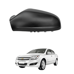 Capa de Retrovisor Gm Vectra 2006 Até 2011 Preto Lado Esquerdo Motorista