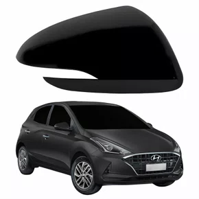 Capa Retrovisor Hyundai Hb20 2020 2021 2022 Liso Com Furo Liso Lado Direito Passageiro