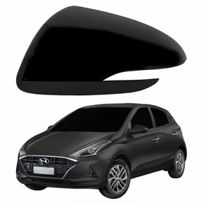 Capa Retrovisor Hyundai Hb20 2020 2021 2022 Liso Com Furo Liso Lado Esquerdo Motorista