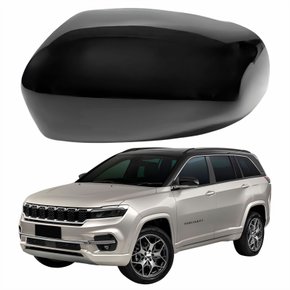 Capa Retrovisor Jeep Commander 2016 Até 2023 Liso Lado Esquerdo Motorista