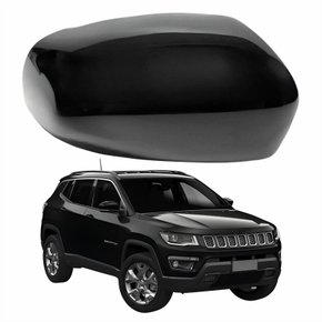 Capa Retrovisor Jeep Compass 2016 Até 2023 Texturizado Lado Direito Passageiro