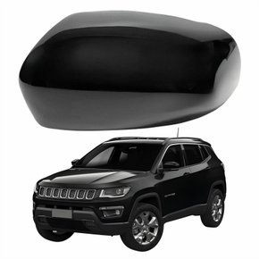 Capa Retrovisor Jeep Compass 2016 Até 2023 Texturizado Lado Esquerdo Motorista