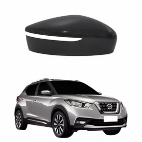 Capa Retrovisor Nissan Kicks 2017 2018 2019 2020 Com Furo Lado Direito Passageiro