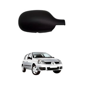 Capa Retrovisor Renault Clio 2003 Até 2012 Liso Lado Direito Passageiro