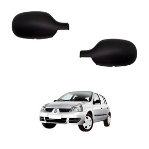 Par Capa Retrovisor Renault Clio 2003 Até 2012 Liso
