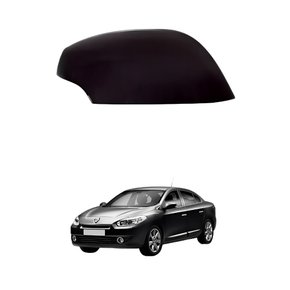 Capa Retrovisor Renault Fluence 2010 Até 2014 Liso Lado Esquerdo Motorista