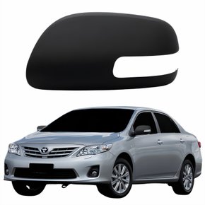 Capa Retrovisor Toyota Corolla 2009 Até 2014 Com Furo Lado Esquerdo Motorista