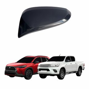 Capa Retrovisor Toyota Hilux Srv 2016 Até 2023 Corolla Cross 2020 Até 2023 Lado Esquerdo Motorista