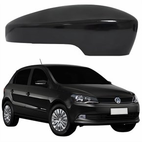 Capa Retrovisor Vw Gol 2013 2014 Liso Com Furo Lado Direito Passageiro