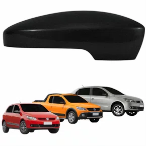 Capa Retrovisor Vw Gol Saveiro Voyage G5 2008 Até 2012 Texturizado Com Furo Lado Direito Passageiro