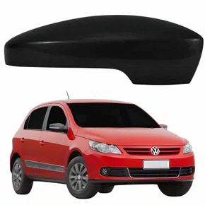 Capa Retrovisor Vw Gol G5 2008 2009 2010 2011 2012 Texturizado Com Furo Lado Direito Passageiro