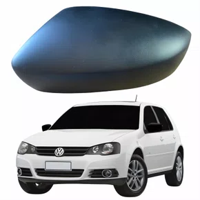 Capa Retrovisor Vw Golf 2013 2014 METAGAL Sem Furo Texturizado Lado Esquerdo Motorista