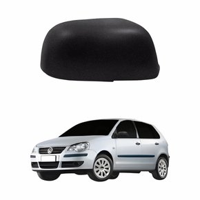 Capa Retrovisor Vw Polo 2002 2003 2004 2005 2006 Texturizado Lado Esquerdo Motorista