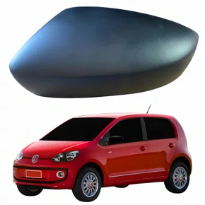 Capa Retrovisor Vw Up 2013 2014 METAGAL Sem Furo Texturizado Lado Esquerdo Motorista