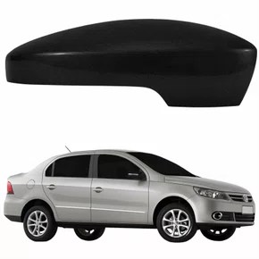 Capa Retrovisor Vw Voyage G5 2008 2009 2010 2011 2012 Texturizado Com Furo Lado Direito Passageiro