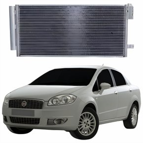 Condensador Fiat Linea 2009 Até 2014 Com Ar Condicionado Automático Manual