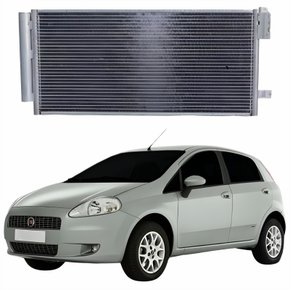 Condensador Fiat Punto 2008 Até 2016 Com Ar Condicionado Automático Manual