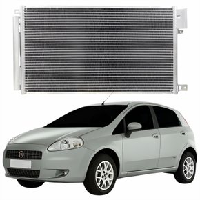 Condensador Fiat Punto 2008 Até 2016 Com Ar Condicionado Manual