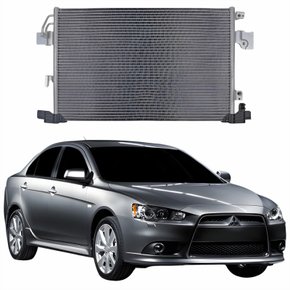 Condensador Mitsubishi Lancer 2011 2012 2013 2014 Com Ar Condicionado Automática E Manual
