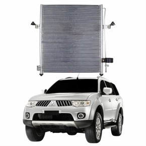 Condensador Mitsubishi Pajero Dakar 2008 Até 2011 Com Ar Condicionado Automática E Manual