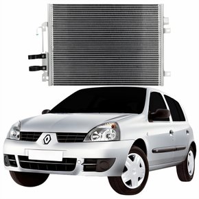 Condensador Renault Clio 2000 Até 2011 Com Ar Condicionado Manual