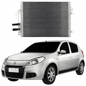 Condensador Renault Sandero 2007 Até 2015 Com Ar Condicionado Manual