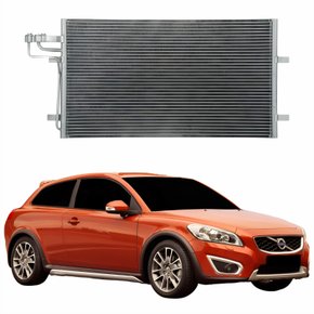 Condensador Volvo C30 2007 Até 2012 Com Ar Condicionado Automático E Manual