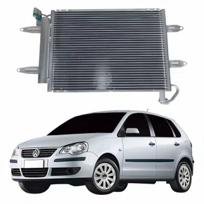 Condensador Vw Polo 2002 Até 2015