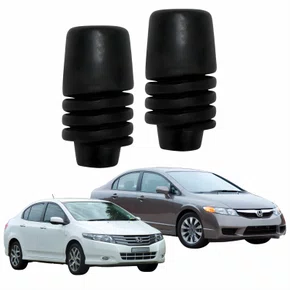 Kit Coxim Batente Capô Honda City 2009 Até 2014 Civic 2007 Até 2016 2 Peças