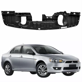 Defletor Parachoque Dianteiro Mitsubishi Lancer 2010 Até 2019 Inferior Central