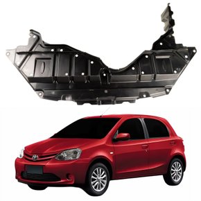 Defletor Parachoque Central Toyota Etios 2012 Até 2019