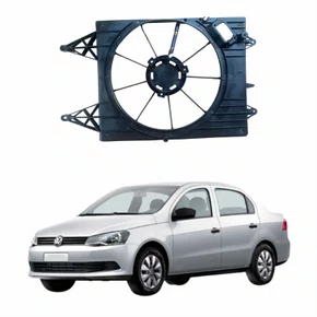 Defletor Ventoinha Vw Voyage 2009 Até 2021 Com Ar Condicionado Original