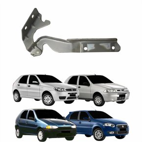 Dobradiça Capo Fiat Palio 1996 Até 2013 Lado Direito Passageiro