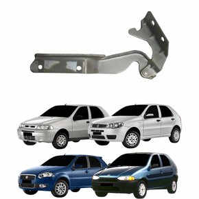 Dobradiça Capo Fiat Palio 1996 Até 2013 Lado Esquerdo Motorista