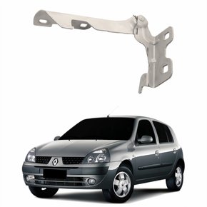 Dobradiça Capo Renault Clio 2003 Até 2012 Lado Esquerdo Motorista