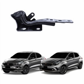 Dobradiça Fiat Argo Cronos 2017 A 2023 Lado Esquerdo Motorista