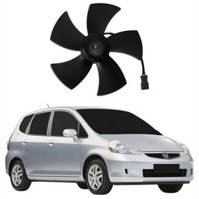 Eletroventilador Honda Fit 2003 Até 2008 Com Ar
