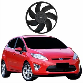 Eletroventilador Ventoinha Ford Fiesta 2011 Até 2019 Com Ar Condicionado