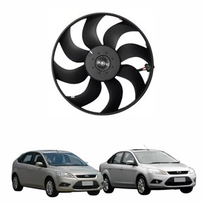Eletroventilador Ventoinha  Ford Focus 2009 2010 2011 2012 2013 Com Ar Condicionado