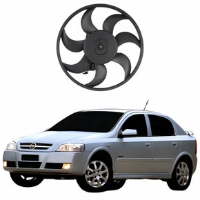 Eletroventilador Ventoinha Gm Astra 1999 Até 2009 Com Ar Condicionado Com Resistência
