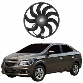 Eletroventilador Ventoinha Gm Prisma 2012 2013 2014 2015 2016 Com E Sem Ar Condicionado Automático E Mecânico