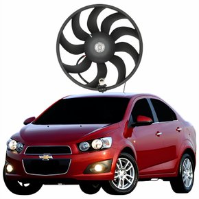 Eletroventilador Ventoinha Gm Sonic 2012 2013 2014 2015 2016 Com E Sem Ar Condicionado Automático E Mecânico