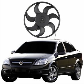 Eletroventilador Ventoinha Gm Vectra 2006 2007 2008 2009 Com Ar Condicionado Com Resistência
